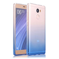 Housse Ultra Fine Transparente Souple Degrade pour Xiaomi Redmi 4 Standard Edition Bleu