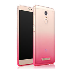 Housse Ultra Fine Transparente Souple Degrade pour Xiaomi Redmi Note 3 MediaTek Rose