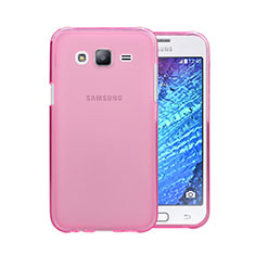 Housse Ultra Slim Silicone Souple Transparente pour Samsung Galaxy J5 SM-J500F Rose