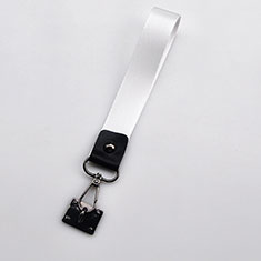 Laniere Bracelet Poignee Strap Universel K06 pour Google Pixel 7a 5G Blanc