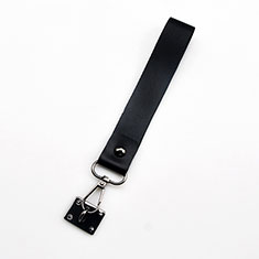Laniere Bracelet Poignee Strap Universel K06 pour Accessoires Telephone Support De Voiture Noir