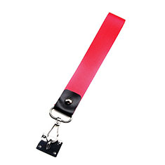 Laniere Bracelet Poignee Strap Universel K06 pour Sharp Aquos R7s Rouge