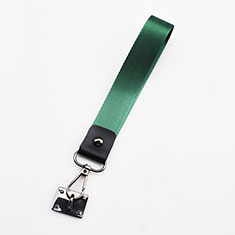 Laniere Bracelet Poignee Strap Universel K06 pour Accessories Da Cellulare Tappi Antipolvere Vert