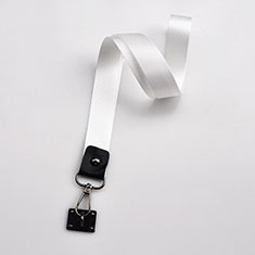 Laniere Bracelet Poignee Strap Universel K09 pour Accessoires Telephone Support De Voiture Blanc