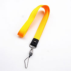 Laniere Bracelet Poignee Strap Universel K09 pour Accessories Da Cellulare Tappi Antipolvere Jaune