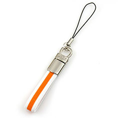 Laniere Bracelet Poignee Strap Universel K12 pour Accessoires Telephone Support De Voiture Orange
