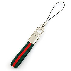 Laniere Bracelet Poignee Strap Universel K12 pour Accessories Da Cellulare Tappi Antipolvere Vert
