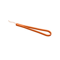 Laniere Bracelet Poignee Strap Universel W03 pour Accessories Da Cellulare Tappi Antipolvere Orange