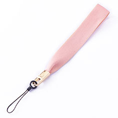 Laniere Bracelet Poignee Strap Universel W06 pour Accessories Da Cellulare Tappi Antipolvere Rose