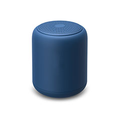 Mini Haut Parleur Enceinte Portable Sans Fil Bluetooth Haut-Parleur K02 pour Accessories Da Cellulare Tappi Antipolvere Bleu