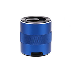 Mini Haut Parleur Enceinte Portable Sans Fil Bluetooth Haut-Parleur K09 pour Accessories Da Cellulare Tappi Antipolvere Bleu