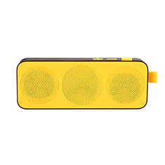 Mini Haut Parleur Enceinte Portable Sans Fil Bluetooth Haut-Parleur S12 pour Oppo Find N2 Flip 5G Jaune