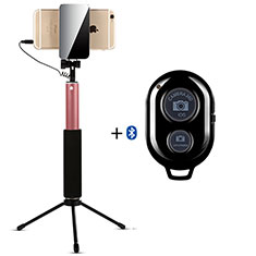 Perche de Selfie Sans Fil Bluetooth Baton de Selfie Extensible de Poche Universel S15 pour Huawei Enjoy 9e Or