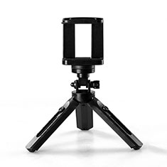 Perche de Selfie Trepied Sans Fil Bluetooth Baton de Selfie Extensible de Poche Universel T02 pour Realme X50 Pro 5G Noir