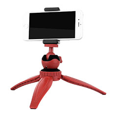 Perche de Selfie Trepied Sans Fil Bluetooth Baton de Selfie Extensible de Poche Universel T09 pour Nokia G300 5G Rouge
