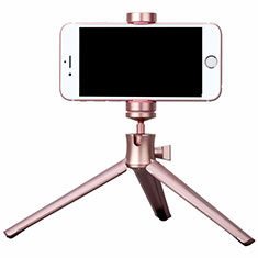 Perche de Selfie Trepied Sans Fil Bluetooth Baton de Selfie Extensible de Poche Universel T10 pour Samsung Galaxy A72 4G Or Rose