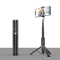 Perche de Selfie Trepied Sans Fil Bluetooth Baton de Selfie Extensible de Poche Universel T26 pour Vivo Y31s 5G Noir