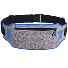 Sacs Banane Ceinture de Course Reglable Etanche Universel S18 pour Vivo Y35m 5G Bleu