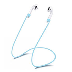 Sangle de Sport Silicone Cable Anti-Perdu C03 pour Apple AirPods Pro Bleu Ciel
