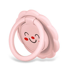 Support Bague Anneau Support Telephone Magnetique Universel H17 Rose