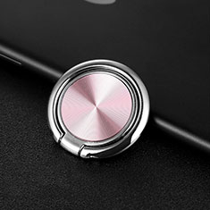 Support Bague Anneau Support Telephone Magnetique Universel Z11 pour HTC Desire 21 Pro 5G Or Rose
