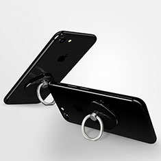Support Bague Anneau Support Telephone Universel R02 pour Samsung Galaxy S9 Noir