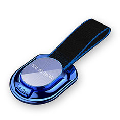 Support Bague Anneau Support Telephone Universel R11 pour HTC Desire 21 Pro 5G Bleu