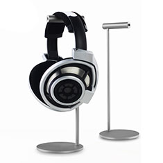 Support Casque Ecouteur Cintre Universel pour Sony Xperia Z2 Argent