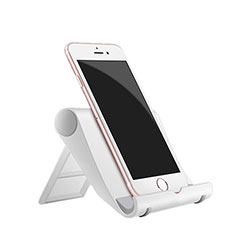 Support de Bureau Support Smartphone Universel pour Oneplus 10 Pro 5G Blanc