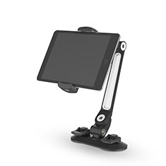 Support de Bureau Support Tablette Flexible Universel Pliable Rotatif 360 H02 pour Apple iPad 3 Noir