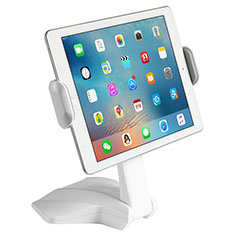 Support de Bureau Support Tablette Flexible Universel Pliable Rotatif 360 K03 pour Apple iPad Air 2 Blanc