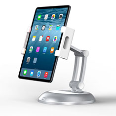 Support de Bureau Support Tablette Flexible Universel Pliable Rotatif 360 K11 pour Apple iPad Pro 9.7 Argent