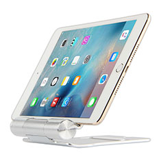 Support de Bureau Support Tablette Flexible Universel Pliable Rotatif 360 K14 pour Apple iPad New Air (2019) Argent