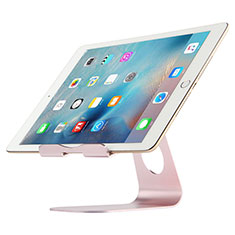 Support de Bureau Support Tablette Flexible Universel Pliable Rotatif 360 K15 pour Apple iPad Pro 12.9 (2021) Or Rose