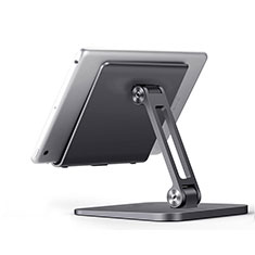 Support de Bureau Support Tablette Flexible Universel Pliable Rotatif 360 K17 pour Apple iPad Mini 2 Gris Fonce