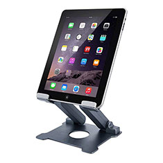 Support de Bureau Support Tablette Flexible Universel Pliable Rotatif 360 K18 pour Apple iPad Air 3 Gris Fonce