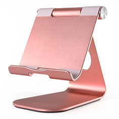 Support de Bureau Support Tablette Flexible Universel Pliable Rotatif 360 K23 pour Amazon Kindle 6 inch Or Rose