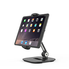 Support de Bureau Support Tablette Flexible Universel Pliable Rotatif 360 T02 pour Apple iPad Air 5 10.9 (2022) Noir