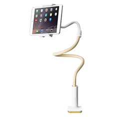 Support de Bureau Support Tablette Flexible Universel Pliable Rotatif 360 T34 pour Apple iPad 10.2 (2020) Jaune