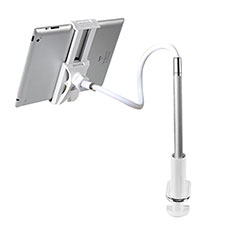 Support de Bureau Support Tablette Flexible Universel Pliable Rotatif 360 T36 pour Apple iPad 2 Argent