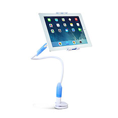 Support de Bureau Support Tablette Flexible Universel Pliable Rotatif 360 T41 pour Apple iPad Air 2 Bleu Ciel