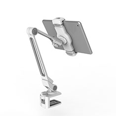 Support de Bureau Support Tablette Flexible Universel Pliable Rotatif 360 T43 pour Apple iPad Pro 12.9 (2021) Argent