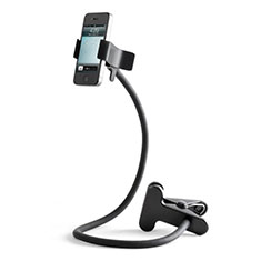 Support de Bureau Support Telephone Flexible Universel Pliable Rotatif 360 T11 pour Huawei Mate 40 Pro 5G Noir