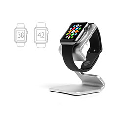 Support de Station de Charge Pied Support Crochet C01 pour Apple iWatch 5 40mm Argent