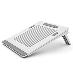 Support Ordinateur Portable Universel T04 pour Apple MacBook Pro 13 pouces Retina Blanc