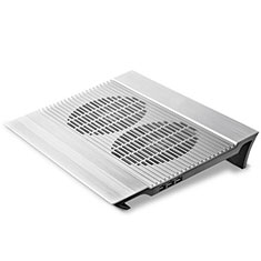 Support Ordinateur Portable Ventilateur de Refroidissement Radiateur Universel 9 Pouces a 16 Pouces M26 pour Apple MacBook Pro 15 pouces Retina Argent