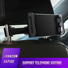 Support Telephone Universel Voiture Siege Arriere Pliable Rotatif 360 pour Vivo iQOO U3 5G Noir