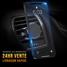 Support Telephone Voiture Grille Aeration Magnetique Aimant Universel C01 pour Motorola Moto Edge 2023 5G Noir