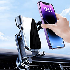 Support Telephone Voiture Support Clip Tableau de Bord Universel JD3 pour Huawei Y6 Prime 2019 Noir