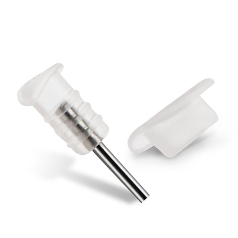 Bouchon Anti-poussiere Lightning USB Jack J03 pour Apple iPad Air 2 Blanc